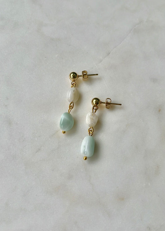 Daphne - hanging stud earrings