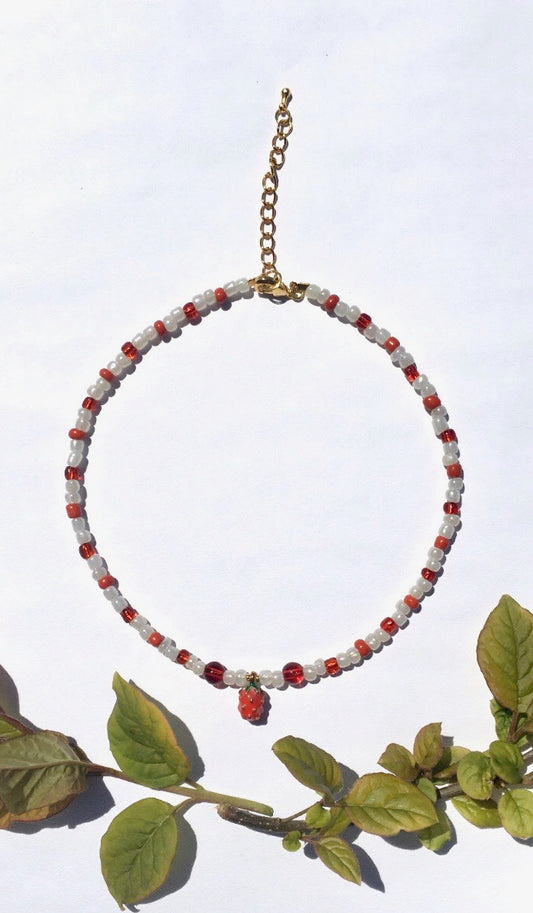 Strawberry Sorbet - necklace